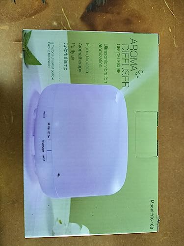 Diffuserlove 500ML Diffuser – Remote Control, Timer, Auto Shut-Off (Yellow)