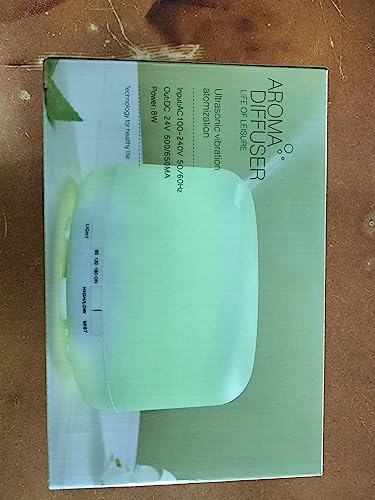 Diffuserlove 500ML Diffuser – Remote Control, Timer, Auto Shut-Off (Yellow)