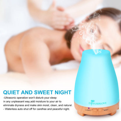 Diffuserlove 200ML Remote Diffuser – BPA-Free Aromatherapy (Yellow Base)