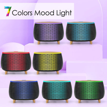 Diffuserlove 400ML Essential Oil Diffuser – 7 Color Lights