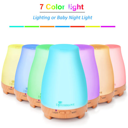 Diffuserlove 200ML Remote Diffuser – BPA-Free Aromatherapy (Yellow Base)
