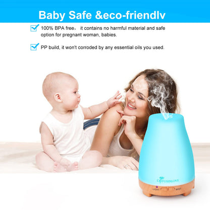 Diffuserlove 200ML Remote Diffuser – BPA-Free Aromatherapy (Yellow Base)