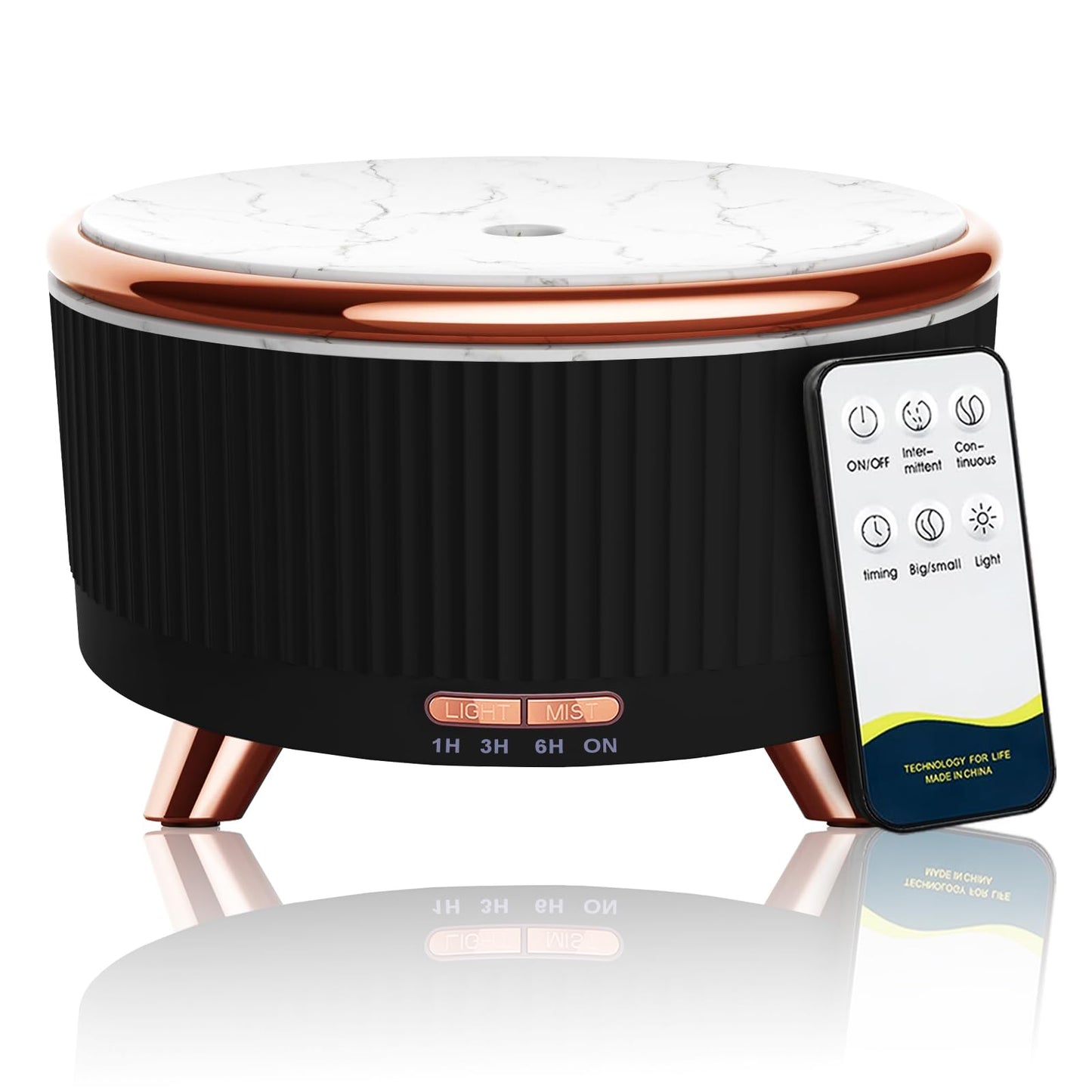 Diffusers for Essential Oils – 500ml Large Room Aromatherapy Diffuser with Remote