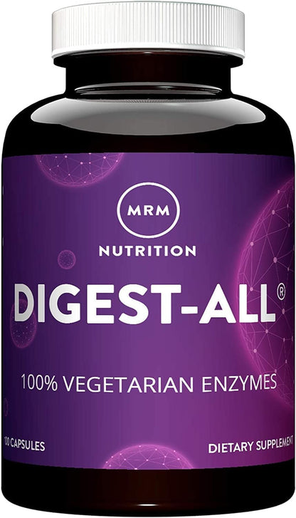 MRM Nutrition Digest-All – Digestive Enzymes for Improved Digestion | 50 Servings | Vegetarian & Gluten-Free