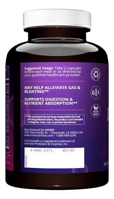 MRM Nutrition Digest-All – Digestive Enzymes for Improved Digestion | 50 Servings | Vegetarian & Gluten-Free