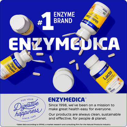 Enzymedica Digest Spectrum - Advanced Digestive Enzymes for Gas & Bloating (30 Caps)