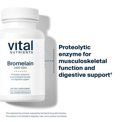 Vital Nutrients Bromelain 2400 GDU | Vegan Digestive Enzyme