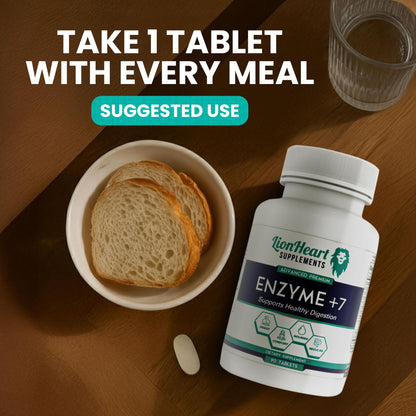 Digestive Enzymes with Purified Ox Bile Salts – Gallbladder Removal Support, Gas & Bloating Relief