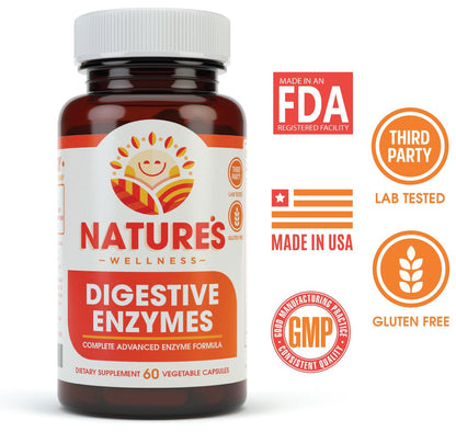 Digestive Enzymes Complete – Advanced Multi Enzyme Supplement for Better Digestion & Absorption