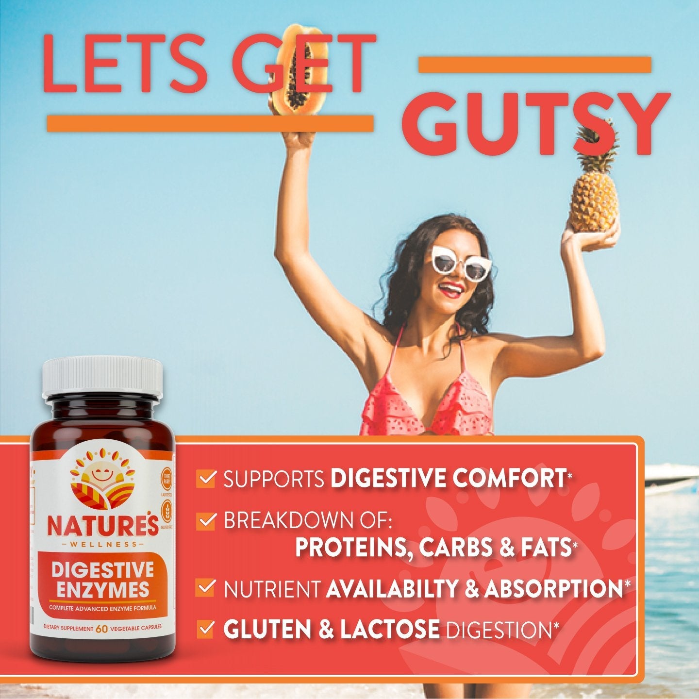 Digestive Enzymes Complete – Advanced Multi Enzyme Supplement for Better Digestion & Absorption