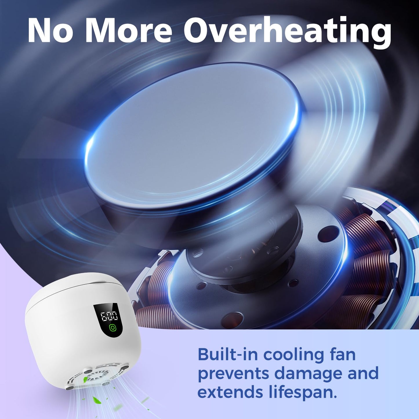 Waterproof Ultrasonic Retainer Cleaner – 45kHz, 180ml Tank, Digital Timer