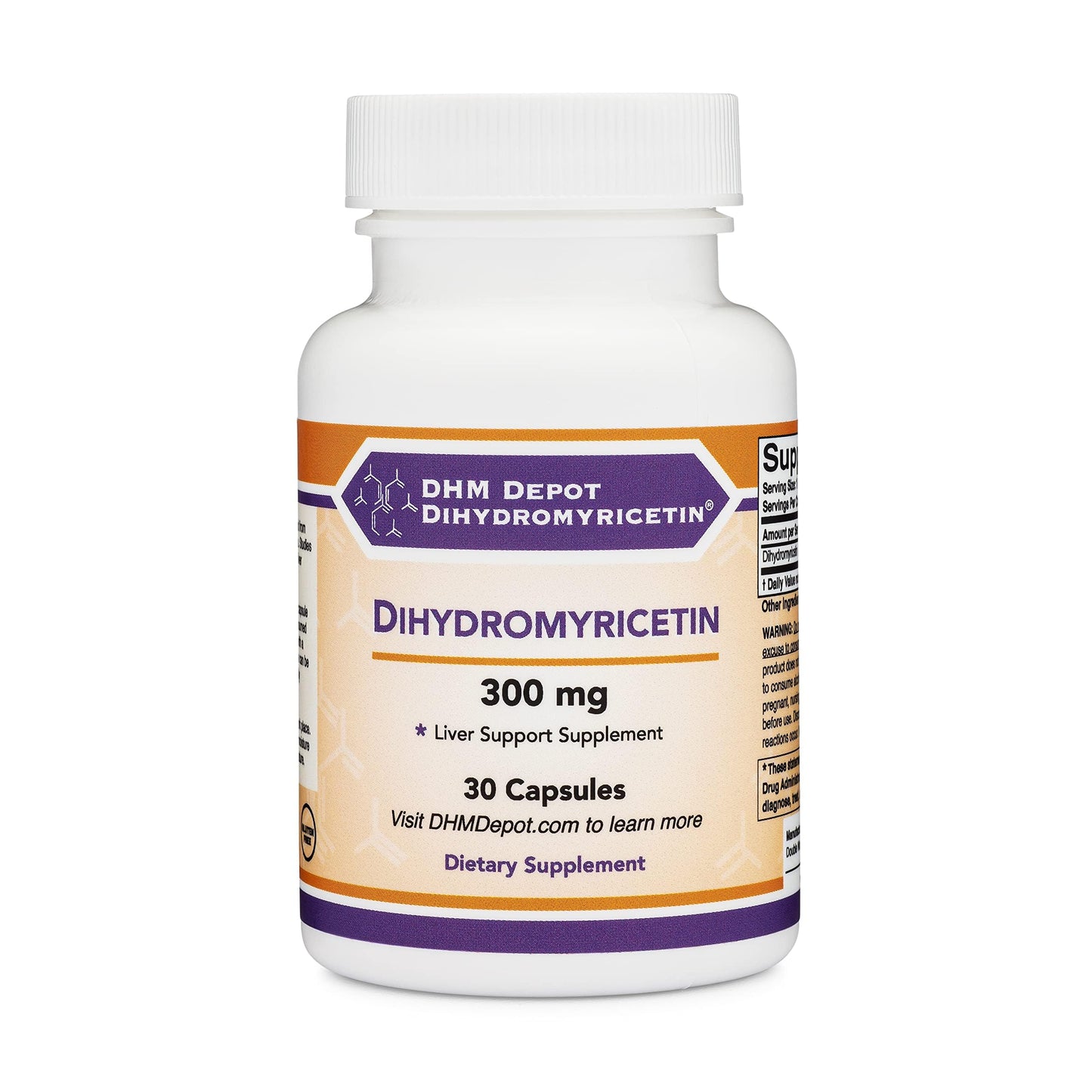 Dihydromyricetin (DHM) 300mg Liver Support – 30 Capsules | Hovenia Dulcis Extract