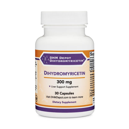 Dihydromyricetin (DHM) 300mg Liver Support – 30 Capsules | Hovenia Dulcis Extract