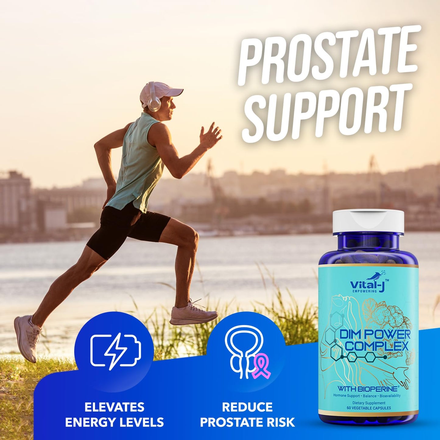 4-in-1 DIM Potent Complex 300mg - Estrogen Balance, Metabolism & Menopause Support | Bioperine, Calcium D-Glucarate & Broccoli Extract | 30 Servings