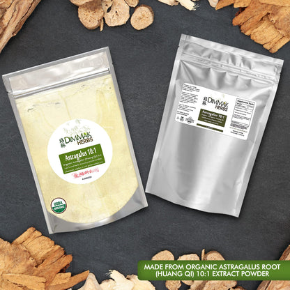 Dimmak Organic Astragalus 10:1 Extract Powder – Huang Qi 4oz (112g) | USDA Organic