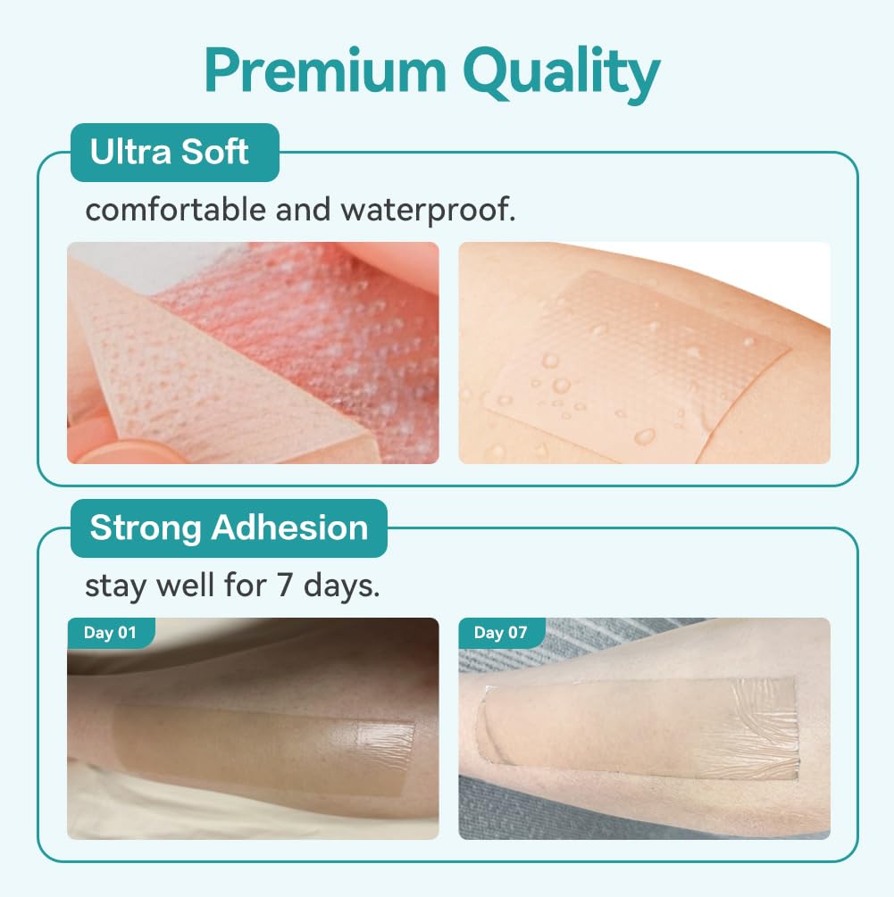 Dimora Medical Grade Silicone Scar Sheets — Ultra Soft Scar Tape (1.6x60 in), Hypoallergenic & Sensitive-Skin Safe