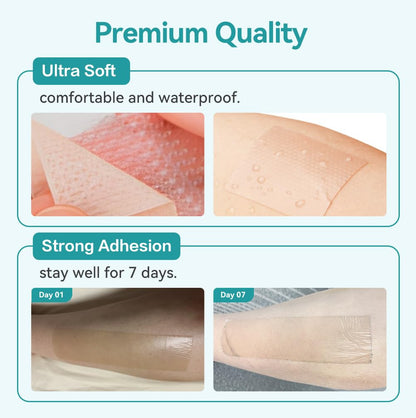 Dimora Medical Grade Silicone Scar Sheets — Ultra Soft Scar Tape (1.6x60 in), Hypoallergenic & Sensitive-Skin Safe
