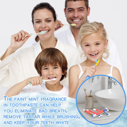 Dimsile Mini Toothpaste Bulk - Travel Size 0.35oz for Fresh Breath & Whitening