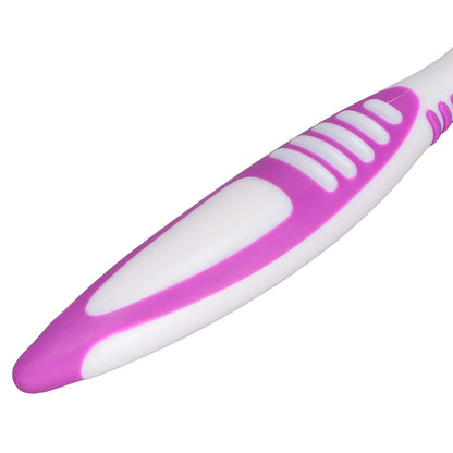 Dioche Denture Brush - Double-Sided Pink Cleaning Brush for Partial & Full Dentures