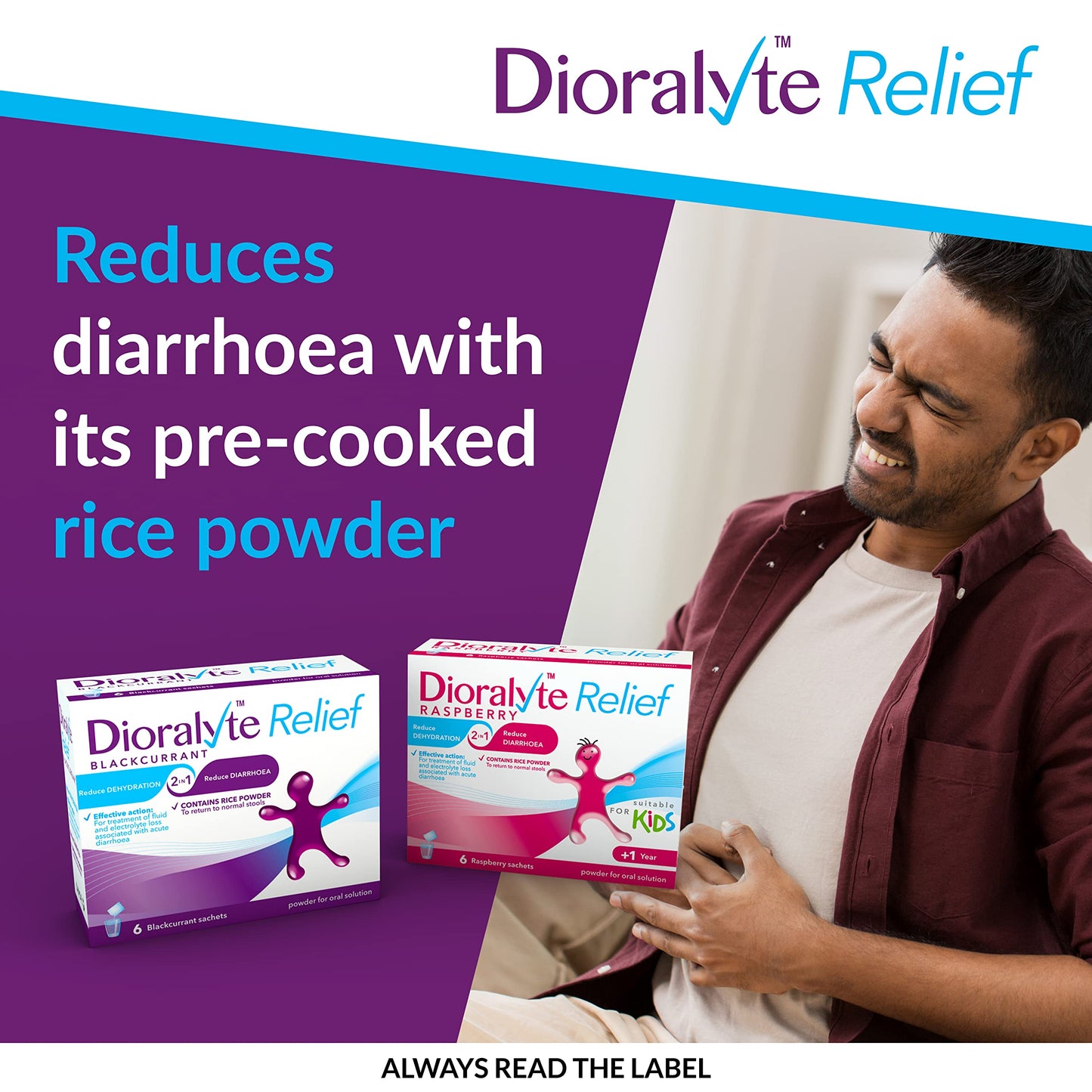 Dioralyte Blackcurrant Sachets 6 Pack – Rehydration & Electrolyte Replacement