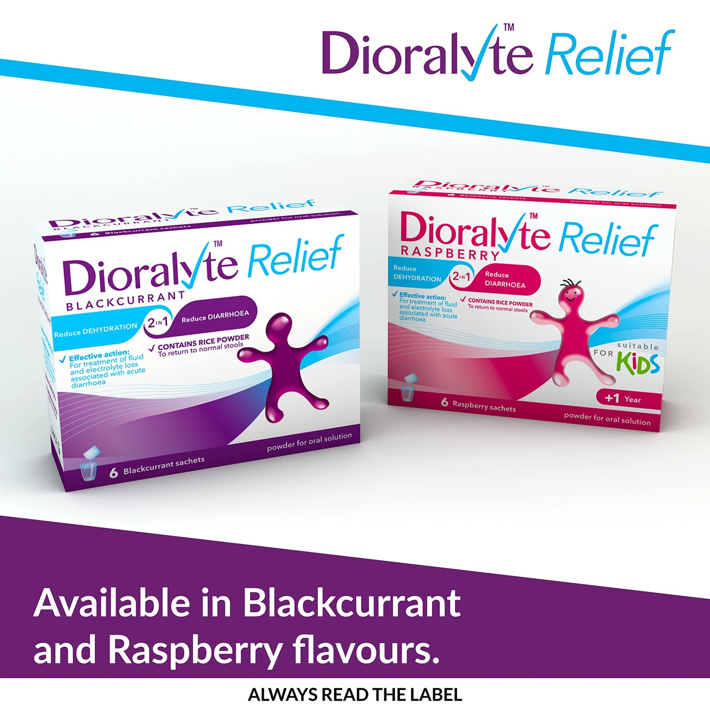 Dioralyte Blackcurrant Sachets 6 Pack – Rehydration & Electrolyte Replacement