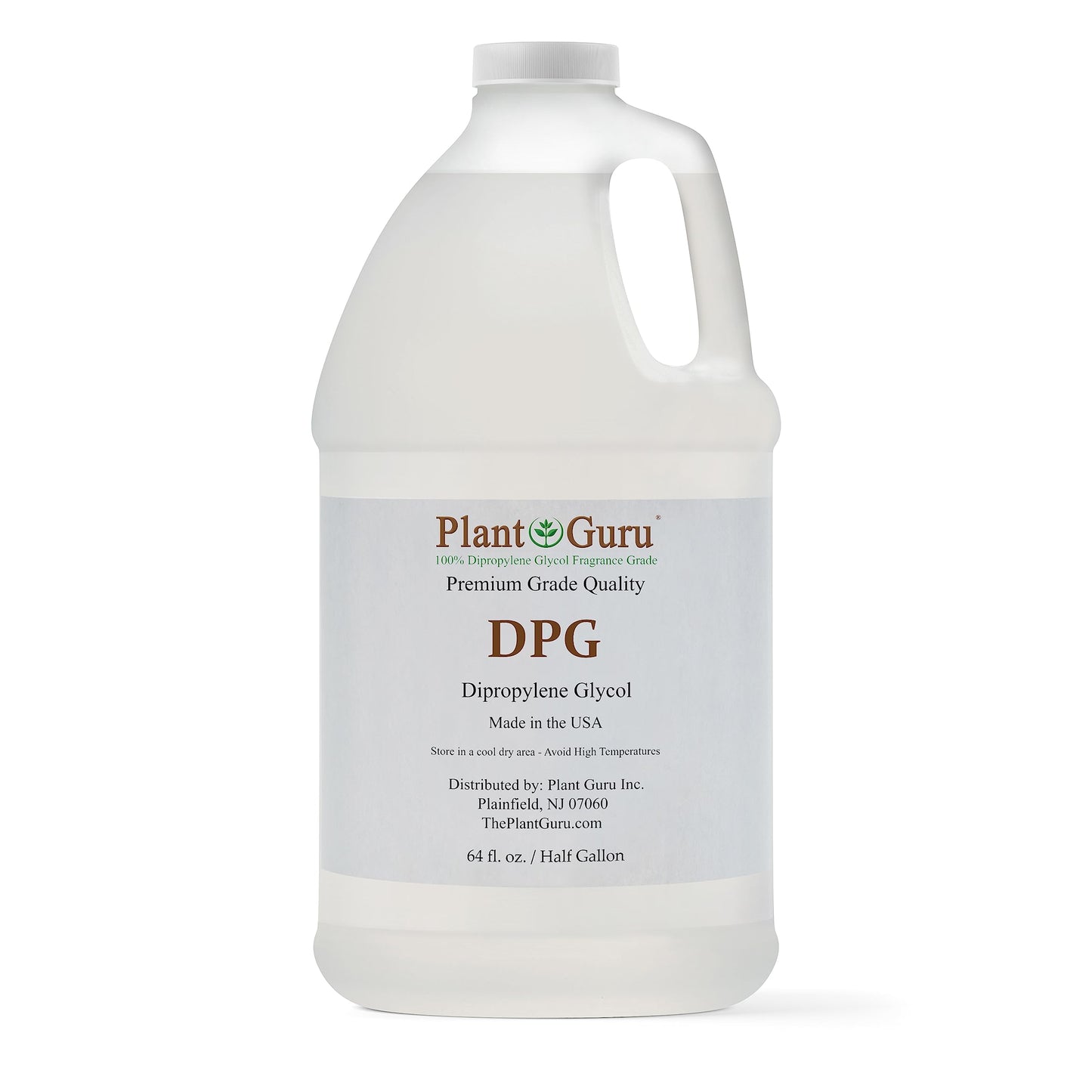 Dipropylene Glycol DPG Half Gallon 4.25 lbs – Fragrance Grade Carrier Oil for Incense, Perfume & Body Oils