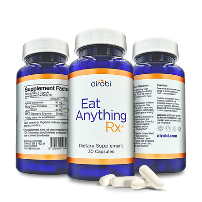 Dirobi Eat Anything Xylose Isomerase Enzymes – FODMAP Digestive Support (30 Capsules)