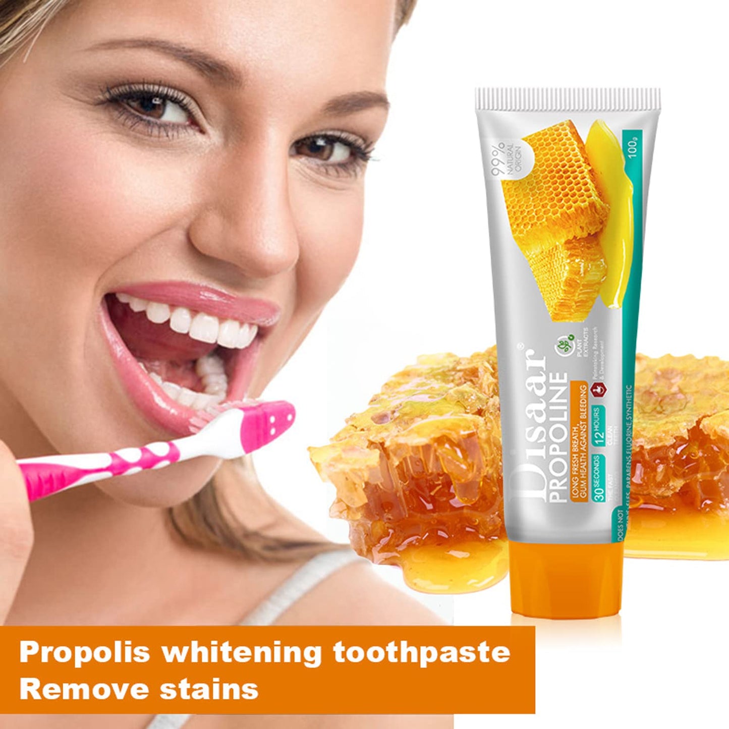 DISAAR BEAUTY Propoline Honey Menthol Toothpaste – Fresh Breath & Gum Health 100g