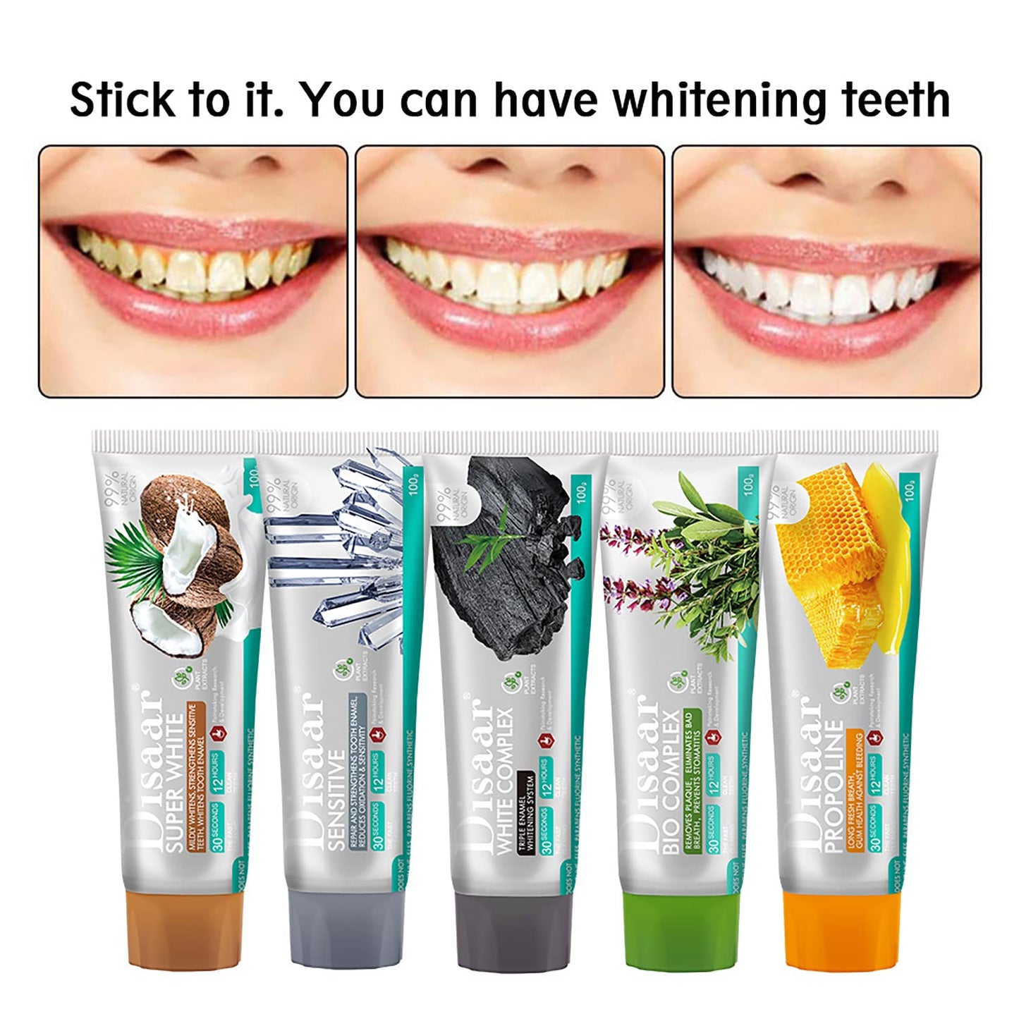 DISAAR BEAUTY Propoline Honey Menthol Toothpaste – Fresh Breath & Gum Health 100g