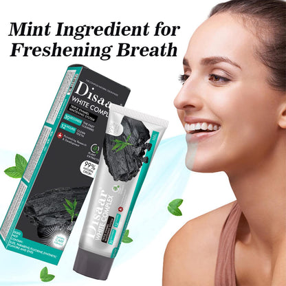 Disaar Beauty Whitening Complex Toothpaste - Charcoal & Banana Flower 100g