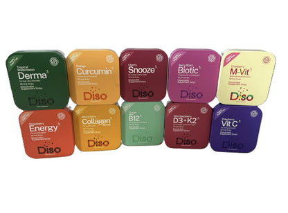 DISO Vitamin C Fast-Dissolving Strips – Elderberry, Immunity, Vegan