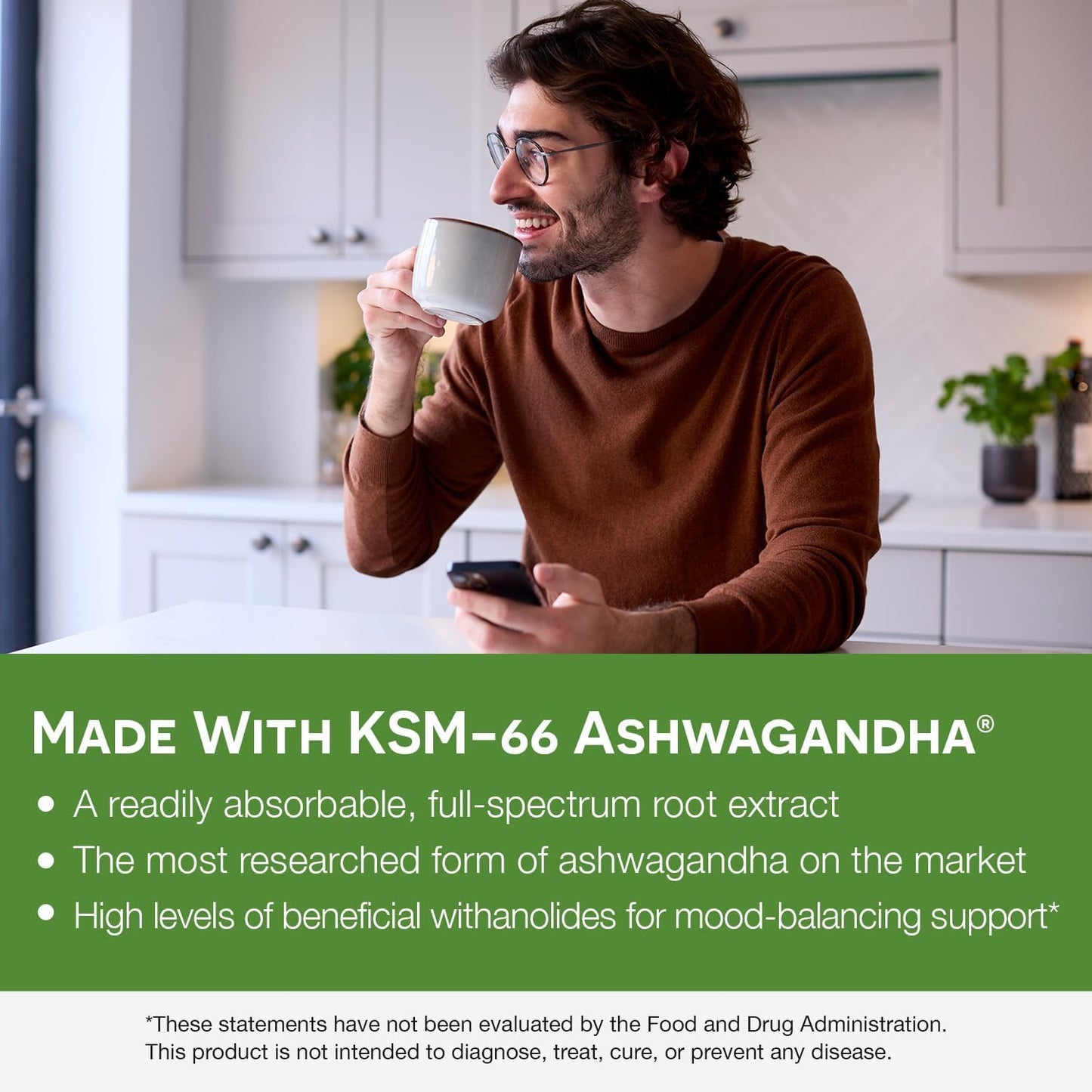 EZ Melts Dissolvable KSM-66 Ashwagandha 300 mg – Sugar-Free Stress, Sleep & Mood Support | Peppermint Chill Flavor, 30-Day Supply
