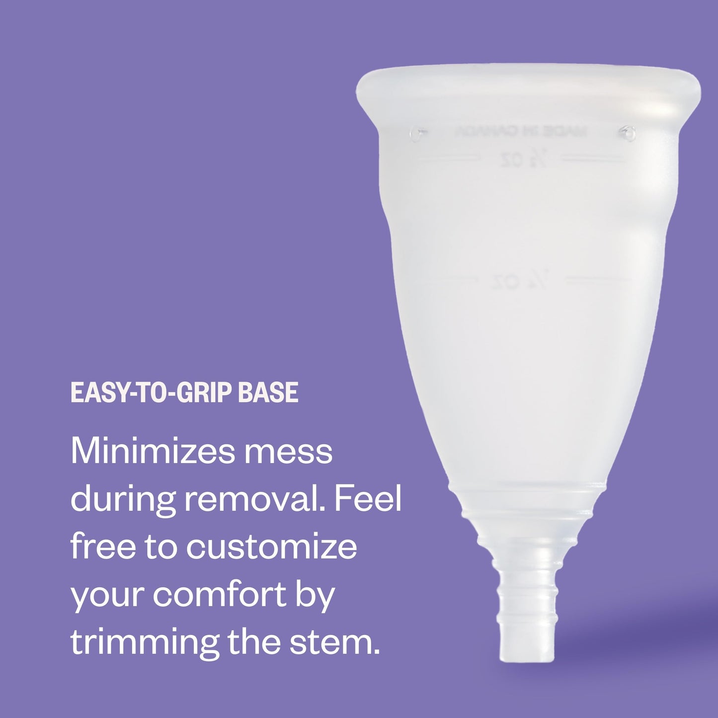 DIVA Cup Model 0 – Medical Grade Silicone Reusable Menstrual Cup