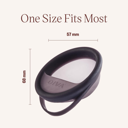 Diva Disc by DivaCup – Reusable Menstrual Disc, Leakproof Shield, 12-Hour Wear (Holds 7 Tampons)