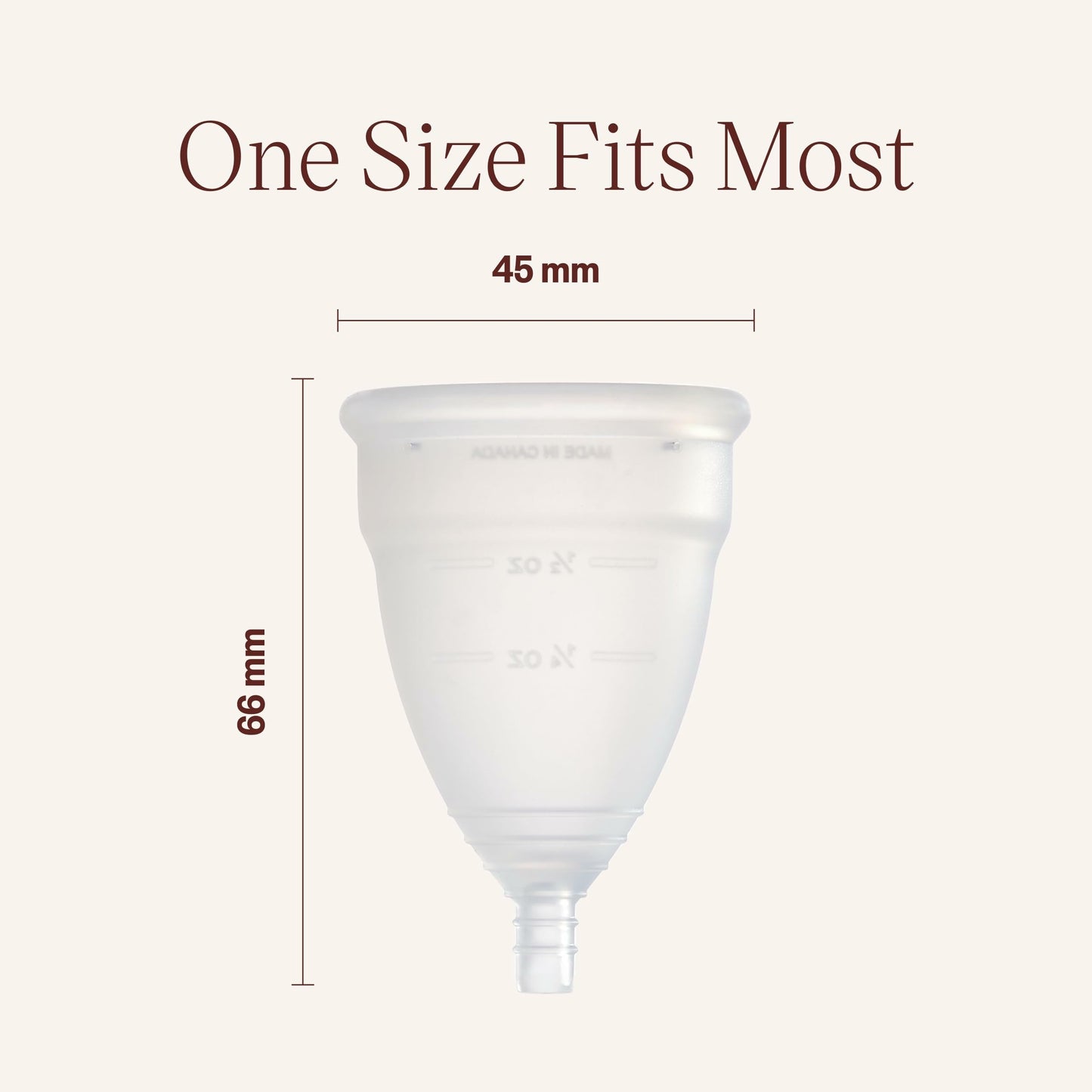 DivaCup Model 2 Menstrual Cup - 100% Medical-Grade Silicone & Reusable