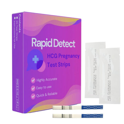 Diversity Source Group Rapid Detect HCG Pregnancy Test Strips – 20 Count, Easy to Use, Individually Wrapped