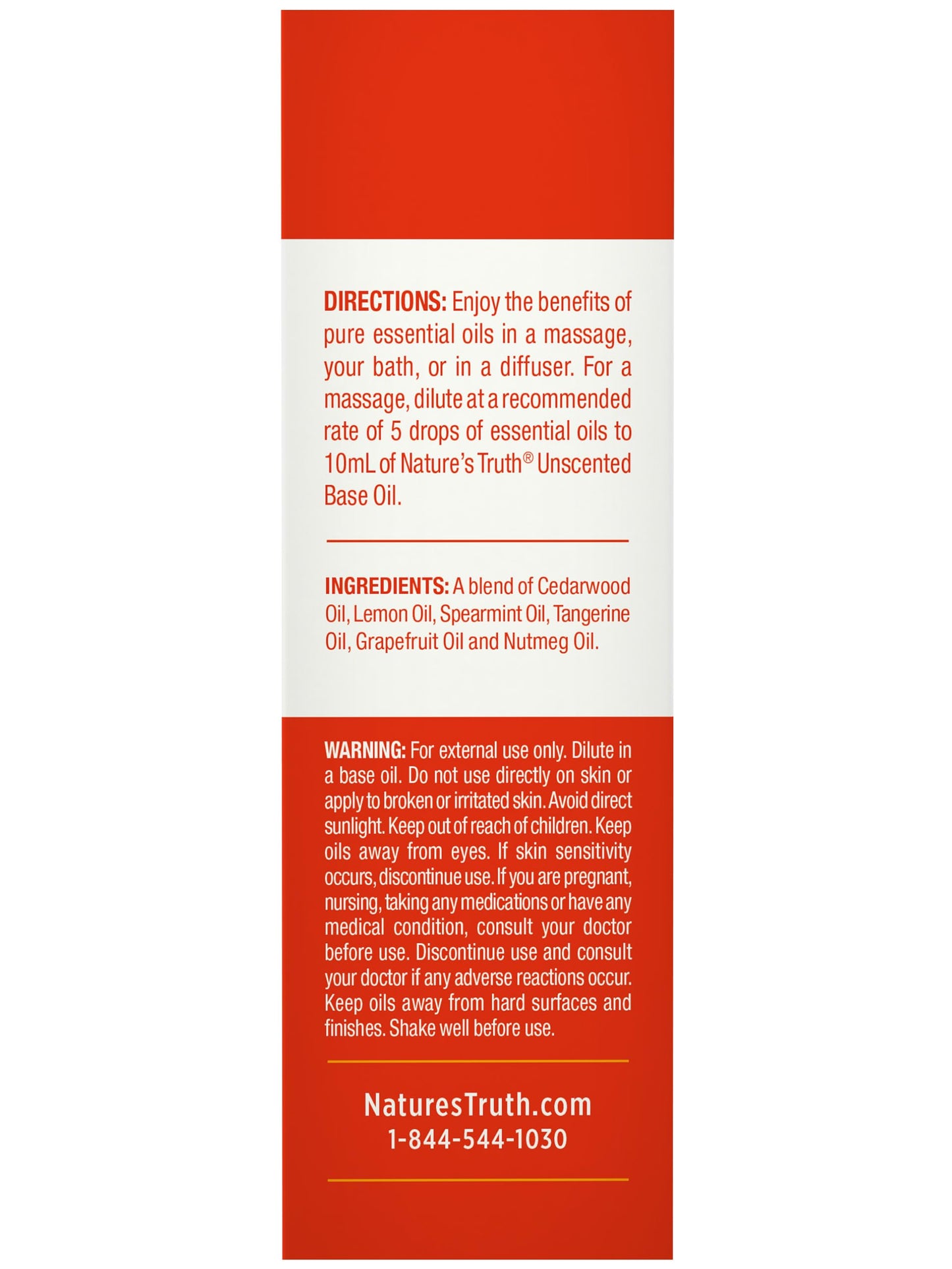 Nature's Truth Happiness Essential Oil 15 mL | Pure Plant Based, Non-GMO, Gluten Free