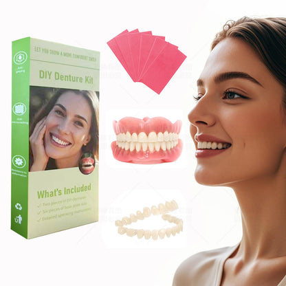 DIY Denture Kit – Comfort-Fit Top & Bottom Teeth (XX05)