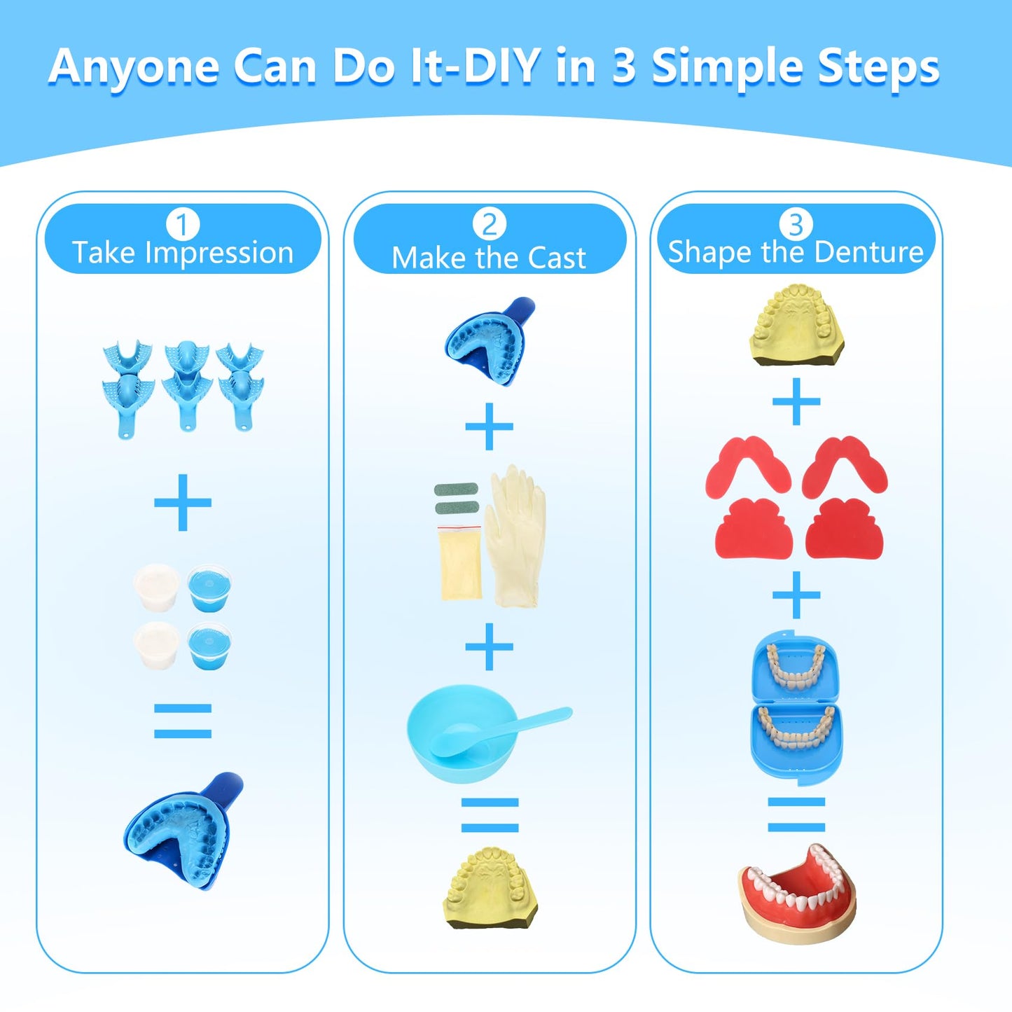 DIY Oral Care Kit at Home – 2 Full Custom Smile Sets