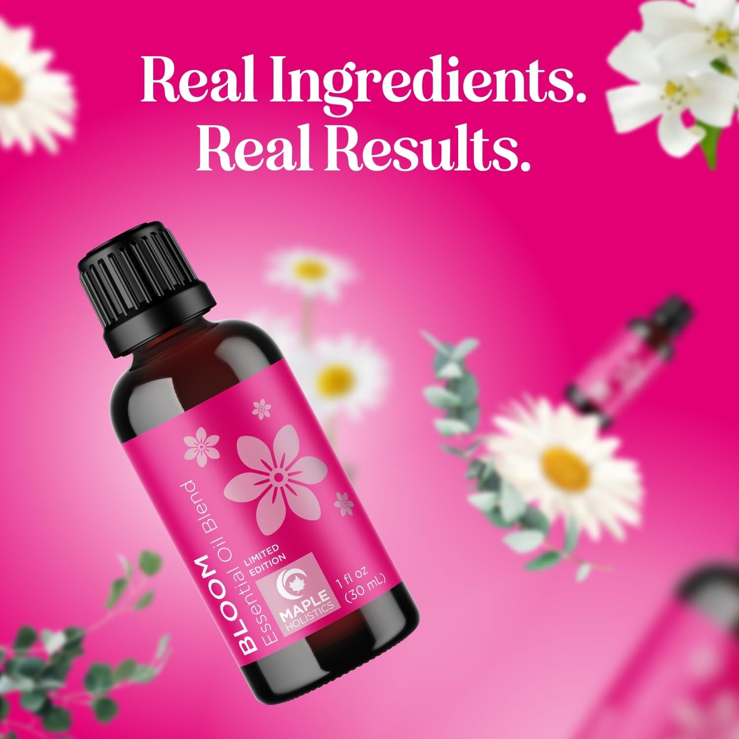 Floral Essential Oil Blend for Diffuser - Jasmine Chamomile & More | Pure Undiluted