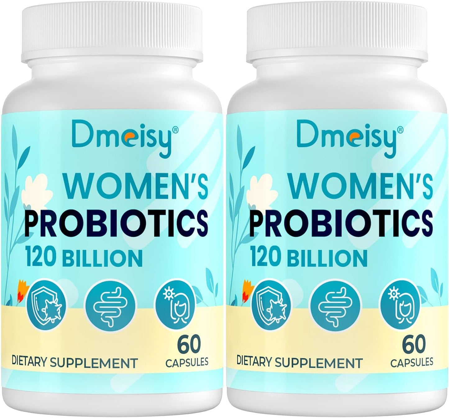 Dmeisy 120 Billion CFU Probiotic for Menopause Support – 120 Capsules