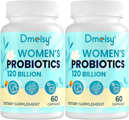 Dmeisy 120 Billion CFU Probiotic for Menopause Support – 120 Capsules