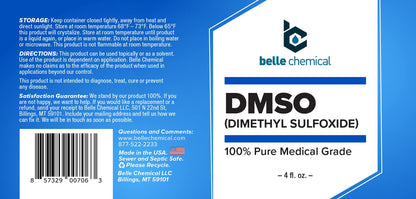 DMSO 4 oz – Topical Use & Solvent | Freezes at 68°F