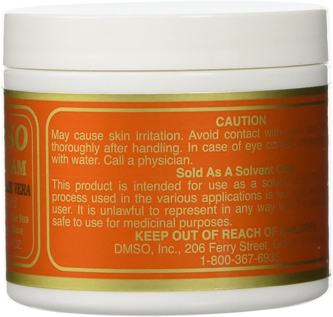 DMSO Cream, Rose 70/30 Aloe, 4 oz – Rose-Scented Skin Cream