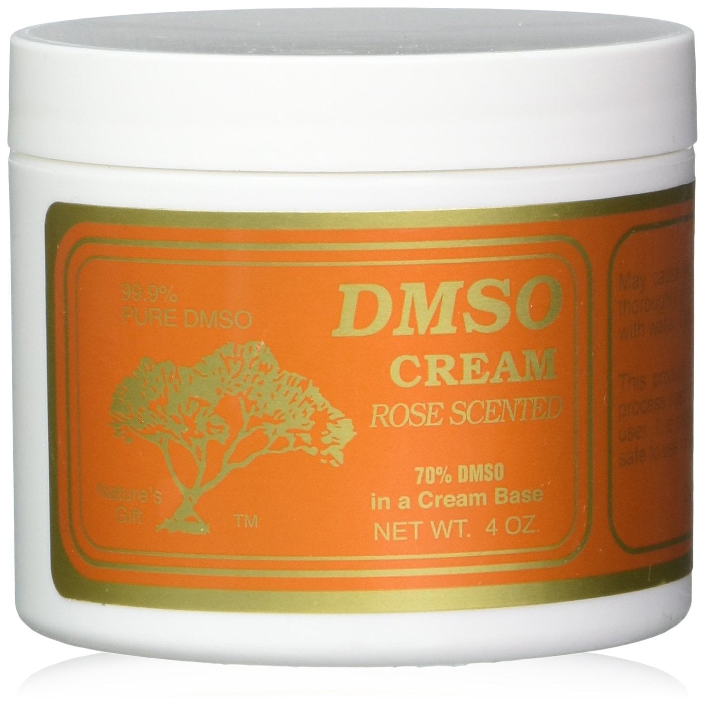 DMSO Cream Rose Scented - 4 oz | Premium Topical Cream by DMSO
