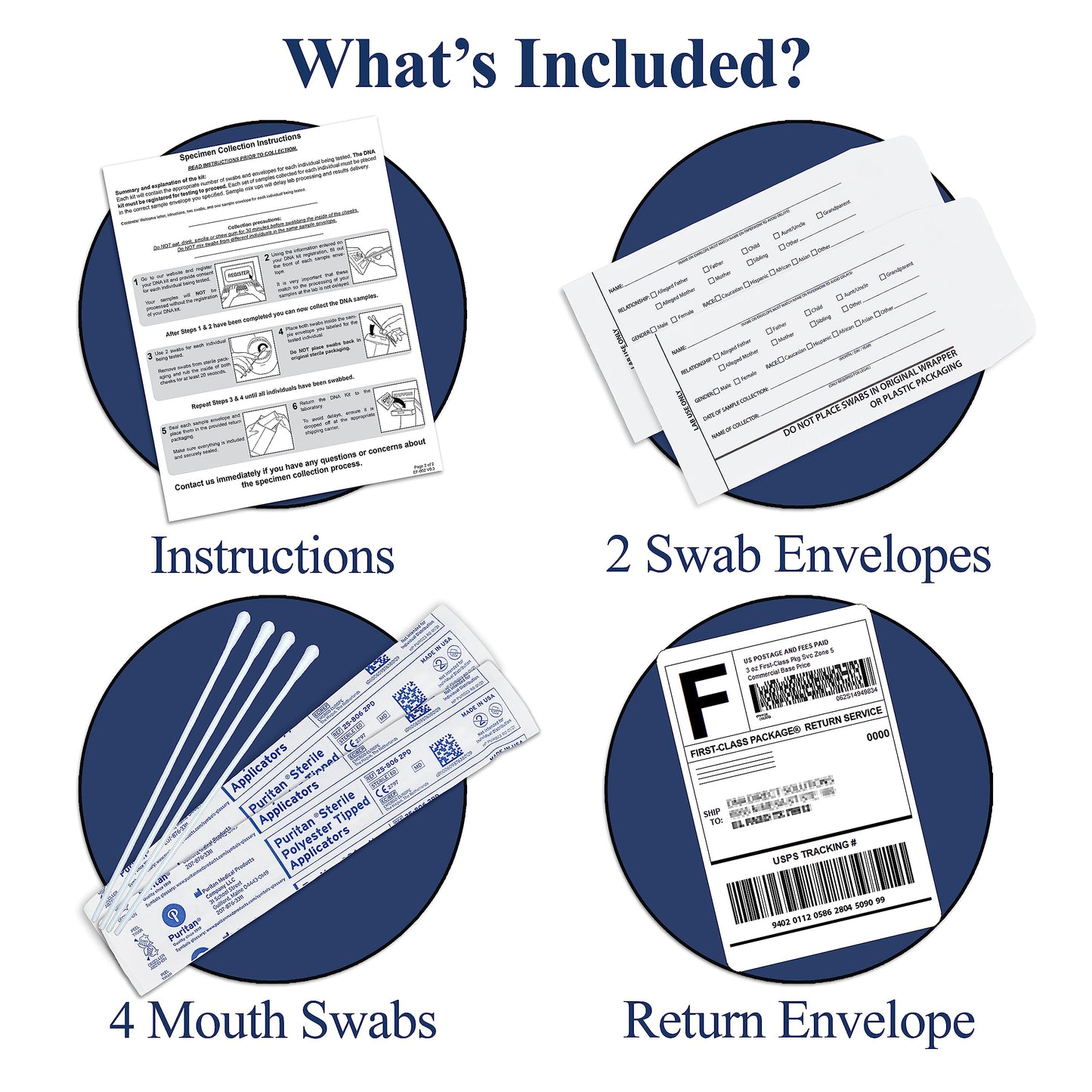 DNA Direct Paternity Test Kit | At-Home Sample Collection | Fast Results