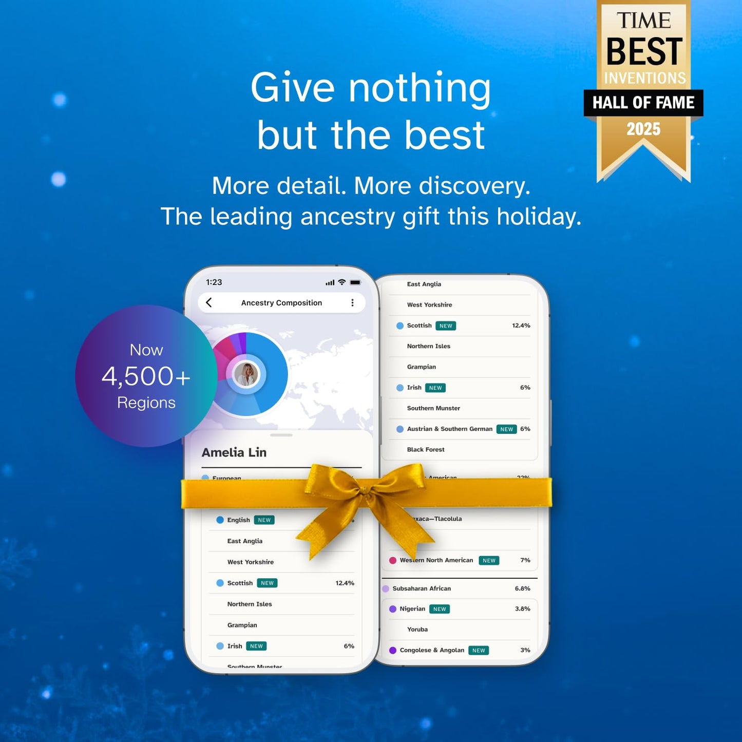 23andMe+ Premium Membership Bundle – DNA Kit with Health & Ancestry Insights + 1-Year Exclusive Reports