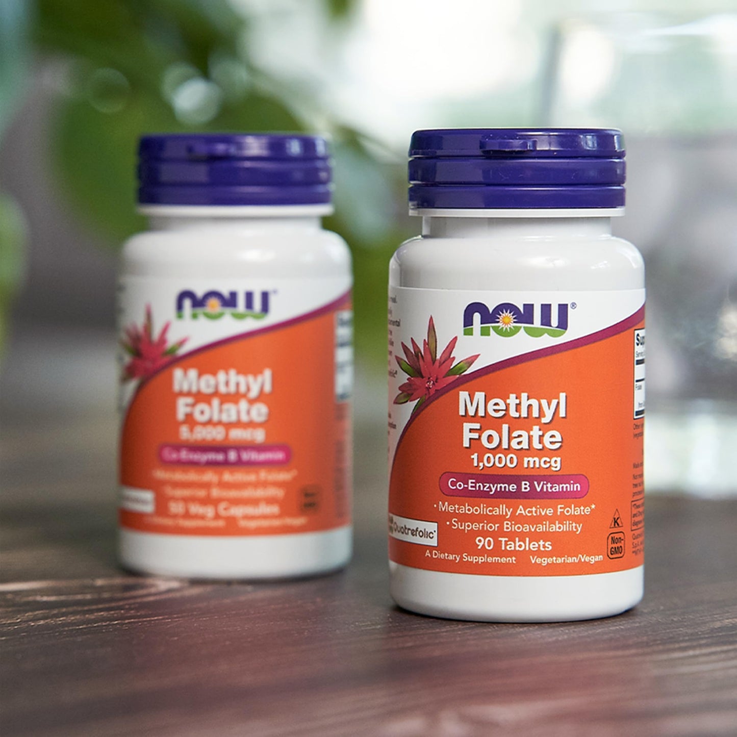 NOW Foods Methyl Folate 5000 mcg – Superior Bioavailability, 50 Veg Capsules