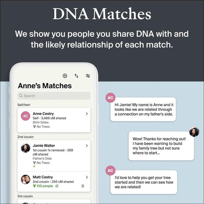 AncestryDNA Kit + 3-Month World Explorer Membership | Personalized Genetic Results
