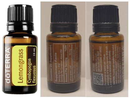 doTERRA Lemongrass Essential Oil 15 mL – Purifying & Uplifting